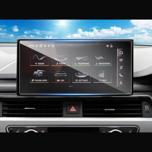 Audi A4 Gösterge ve Multimedya Ekran Koruyucusu Set 2 Parça (2020-2024)