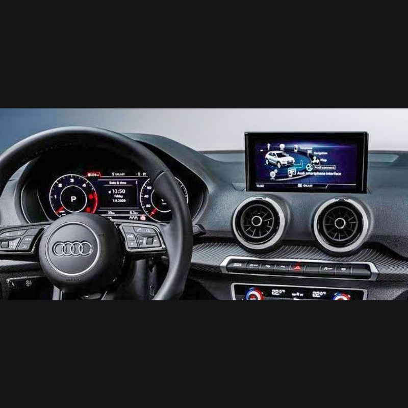 Audi Q2 2021-2025 Gösterge ve Multimedya Nano Ekran Koruyucu 2 li Set