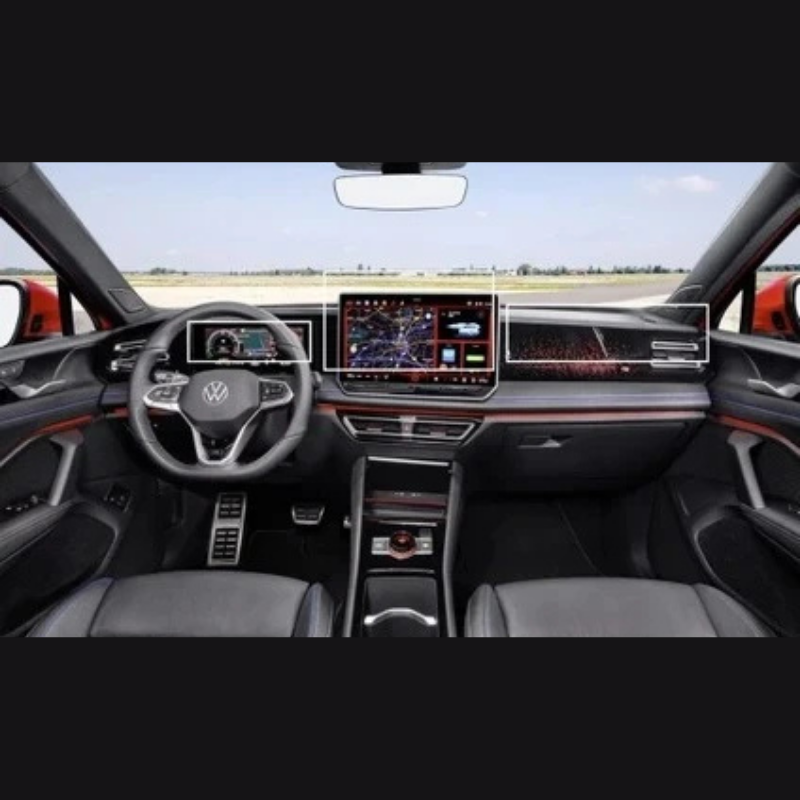 Volkswagen Tiguan Premium Nano Multimedya Gösterge Ön Sağ Panel Ekran Koruyucu (SET) (2024)