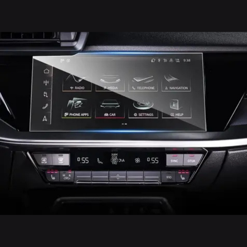 Audi S3 Gösterge ve Multimedya Ekran Koruyucu Set 2 Parça (2021-2025)