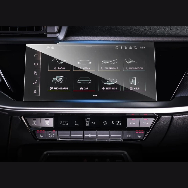 Audi RS3 Gösterge ve Multimedya Ekran Koruyucu Set 2 Parça (2021-2024)