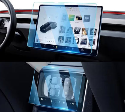 Tesla Model Y Juniper Multimedya ve Arka Yolcu Ekran Koruyucu (2 parça) (2025)