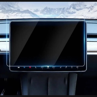 Tesla Model X Ekran Koruyucu Araç Multimedya Temperli Cam