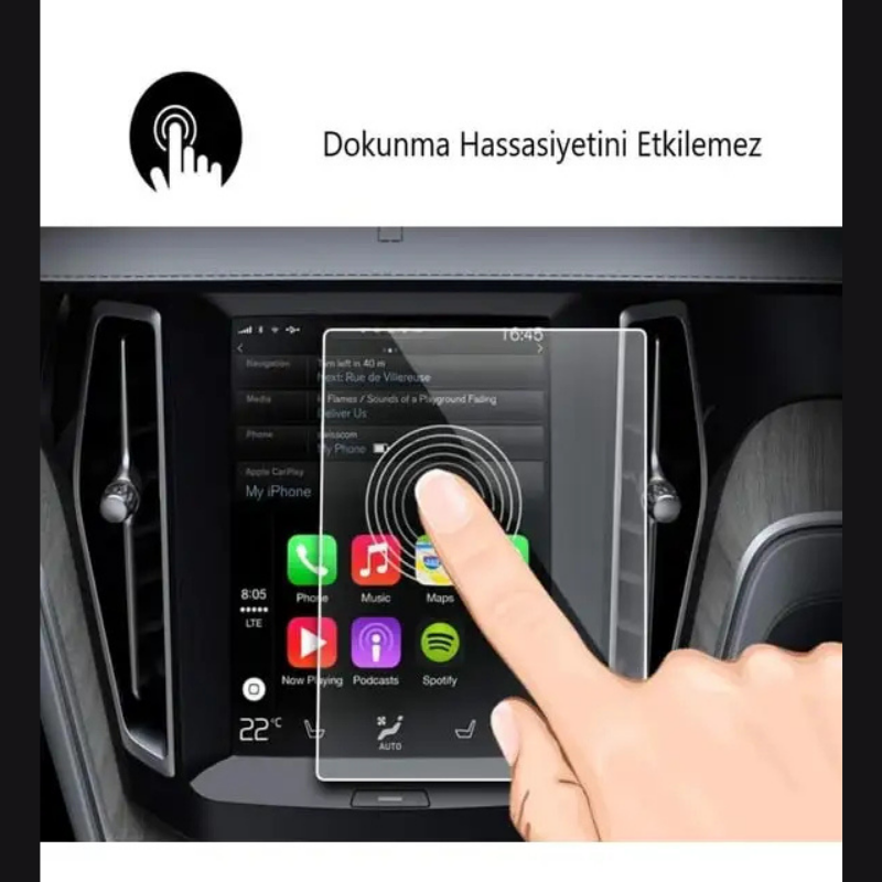 Volvo S60 Ekran Koruyucu 8.7 inç Multimedya Navigasyon (2018-2024)