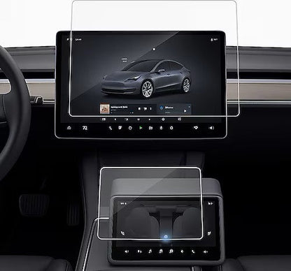 Tesla Model Y Juniper Multimedya ve Arka Yolcu Ekran Koruyucu (2 parça) (2025)