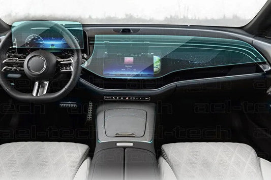 Mercedes E Serisi Multimedya ve Gösterge Ekran Koruyucu (2 Parça) (2024-2025)